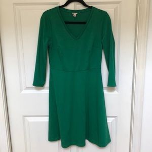 Fit and Flare Long Sleeve Dress